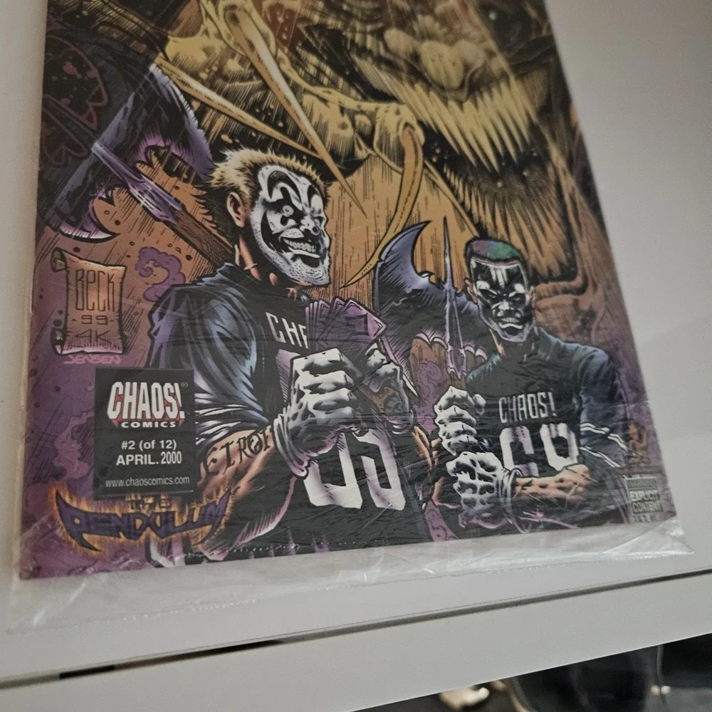 Insane Clown Posse: the Pendulum #2 (Chaos! Comics April 2000) With CD